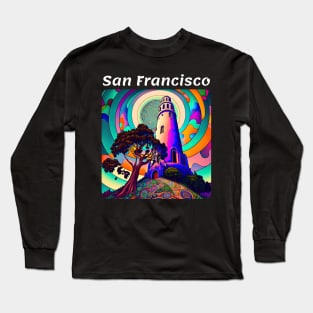 Coit tower v1 Long Sleeve T-Shirt